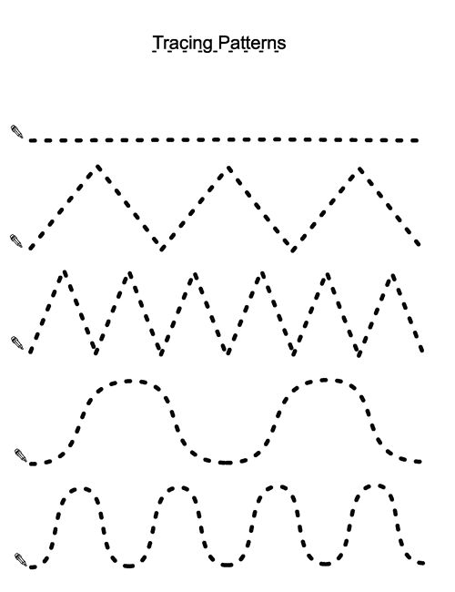 Preschool Tracing Worksheets