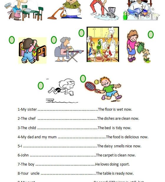Present Continuous Tense Worksheets Riset