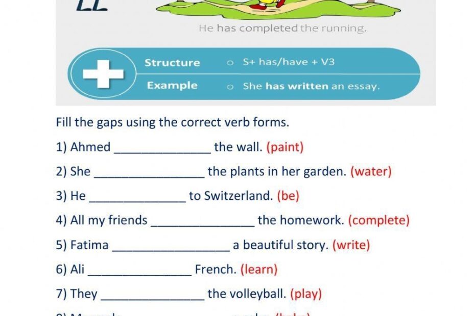 Present Perfect Tense Deenashameer Live Worksheets Worksheets Library