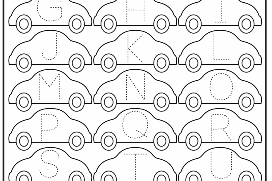 Printable ABC Traceable Worksheets Activity Shelter Free Printable