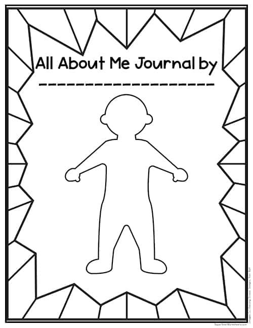 Printable All About Me Worksheet Worksheets For Kindergarten