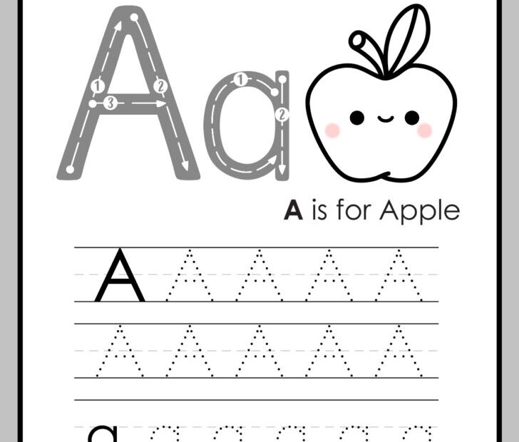 Printable Alphabet Tracing Worksheets Pdf Alphabet Tracing Worksheets