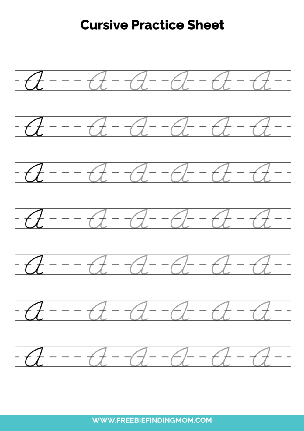 Printable Cursive Writing Practice Sheets Large Discount Hotelitalia de