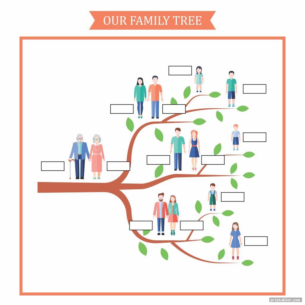 Printable Family Tree Worksheet Gridgit