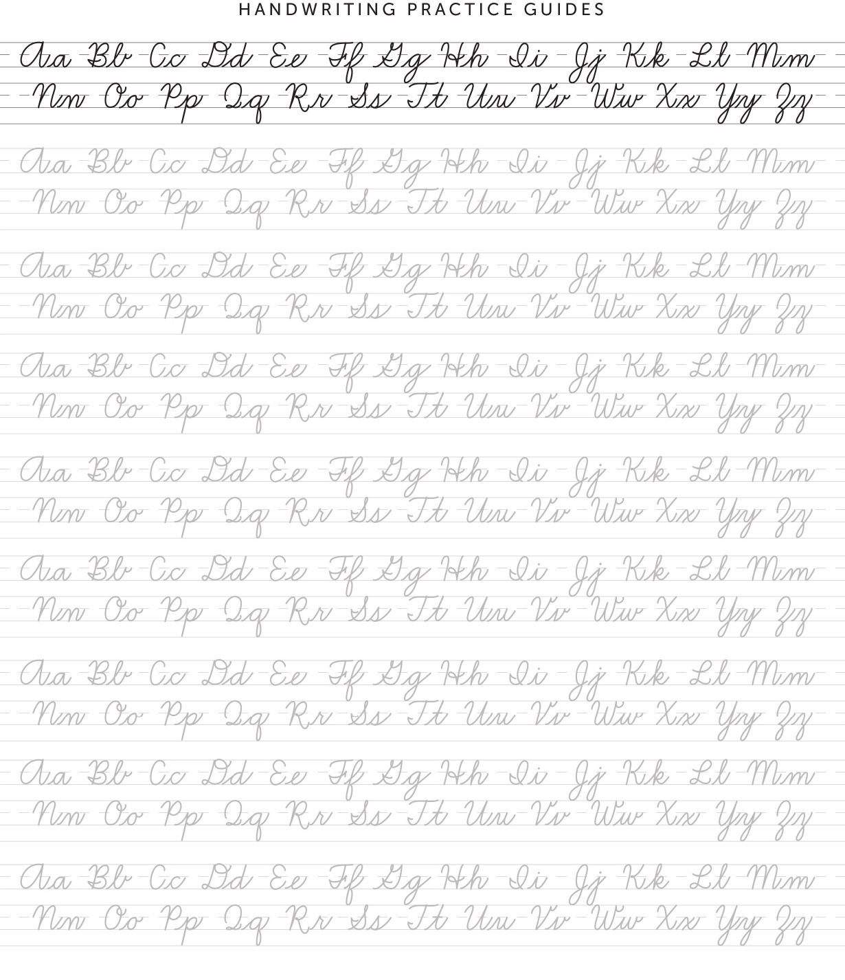 Printable Improve Your Handwriting Adults Worksheets