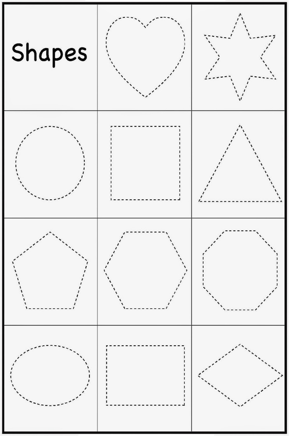 Printable Learning Worksheets Toddlers