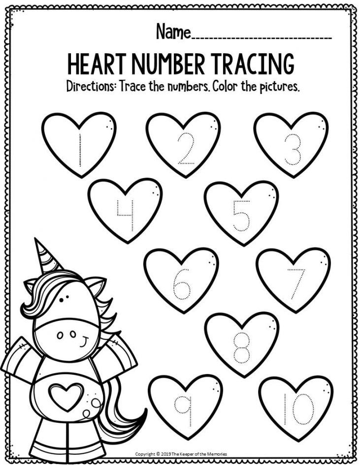 Printable Math Valentine S Day Preschool Worksheets Artofit