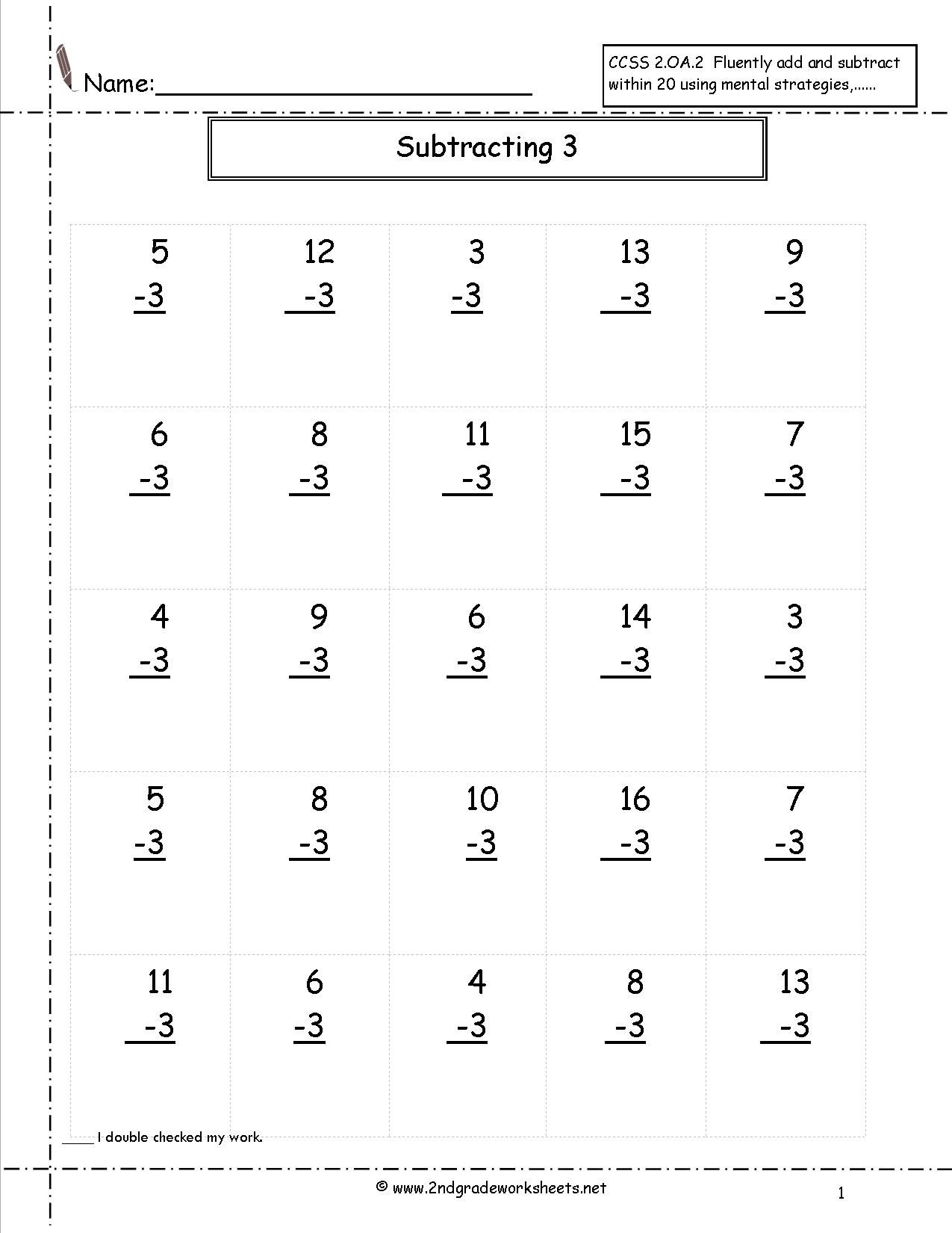 Printable Math Worksheets 2Nd Grade Martin Lindelof