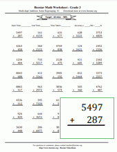 Printable Math Worksheets For 3rd Graders Prntbl 