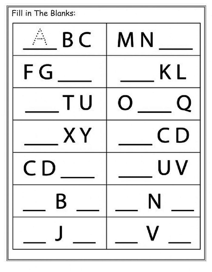 Printable Nursery English Worksheet A To Z Free Download And Print 