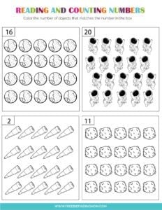 Printable Tracing Numbers Worksheets For Kindergarten