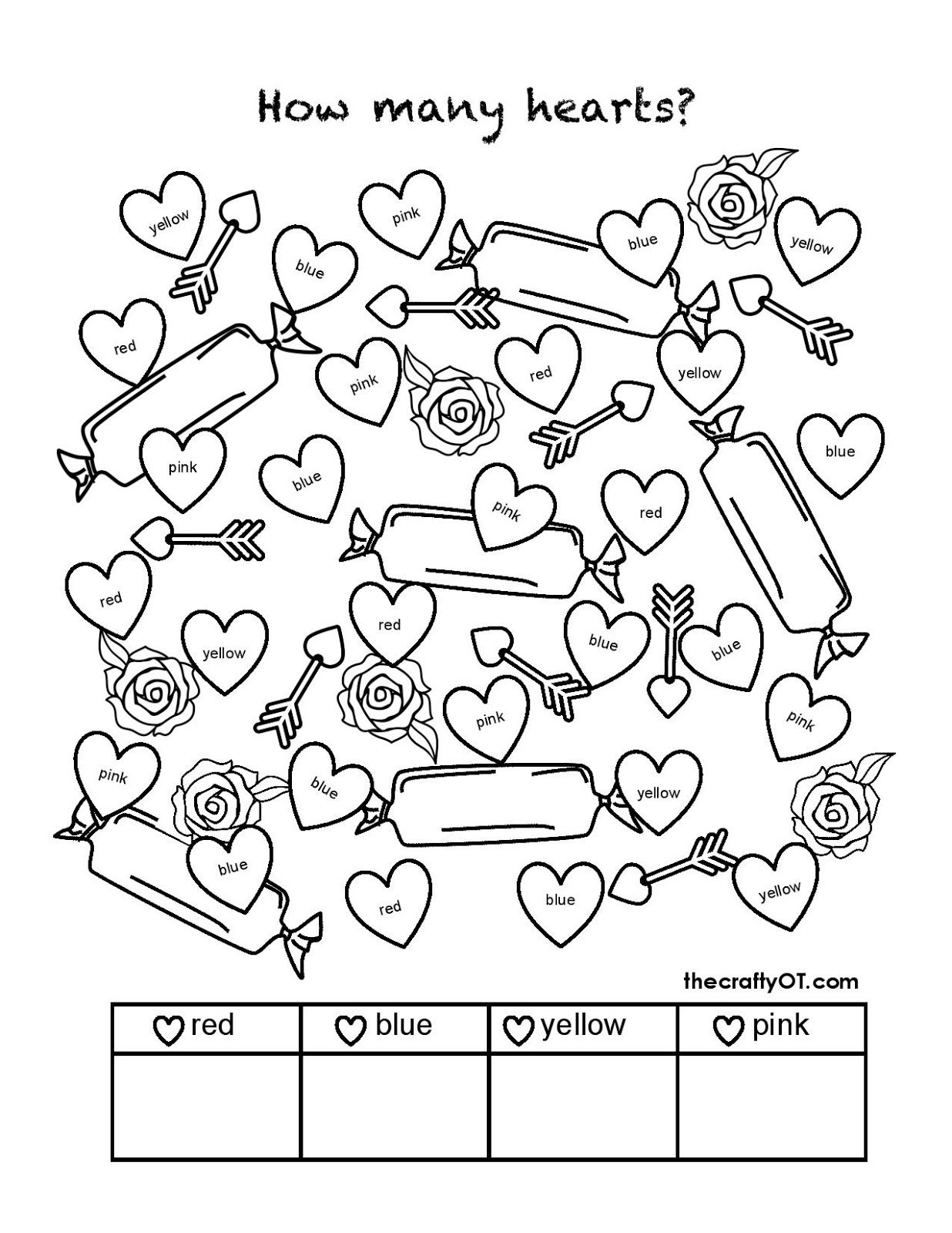 Printable Valentine 39 s Day Worksheets