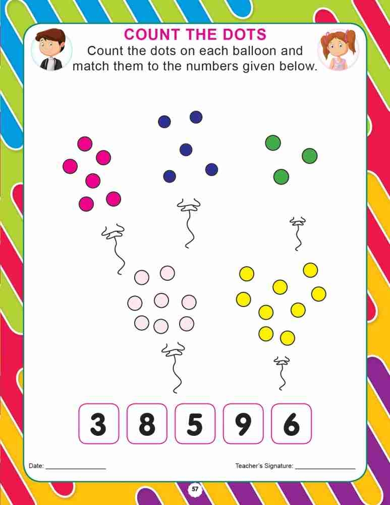 Purple Turtle Preschool Worksheets For Nursery English Maths 