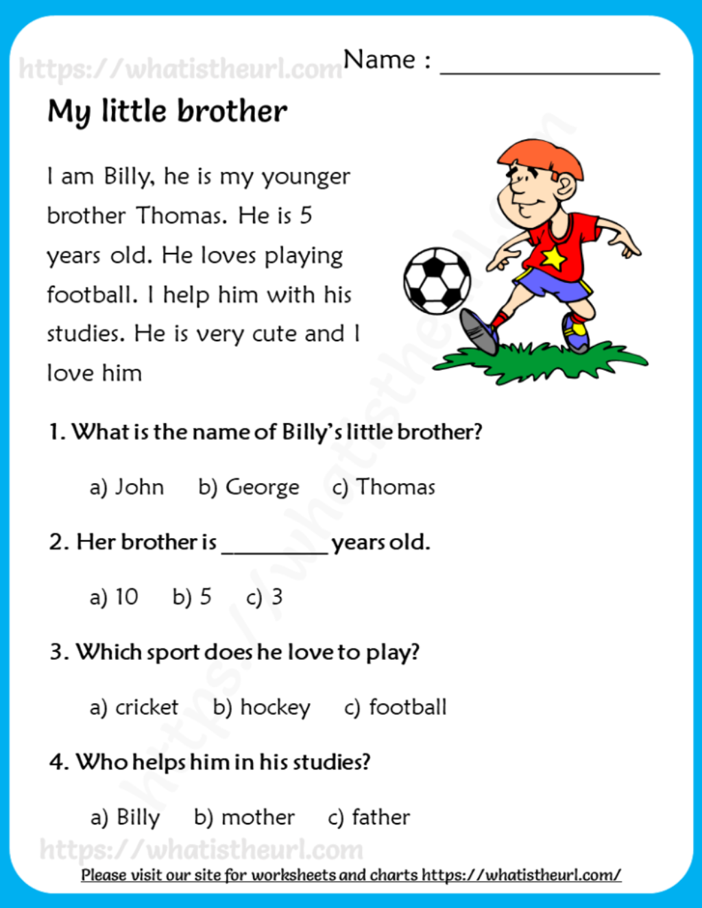 Reading Comprehension For Grade 2 Your Home Teacher
