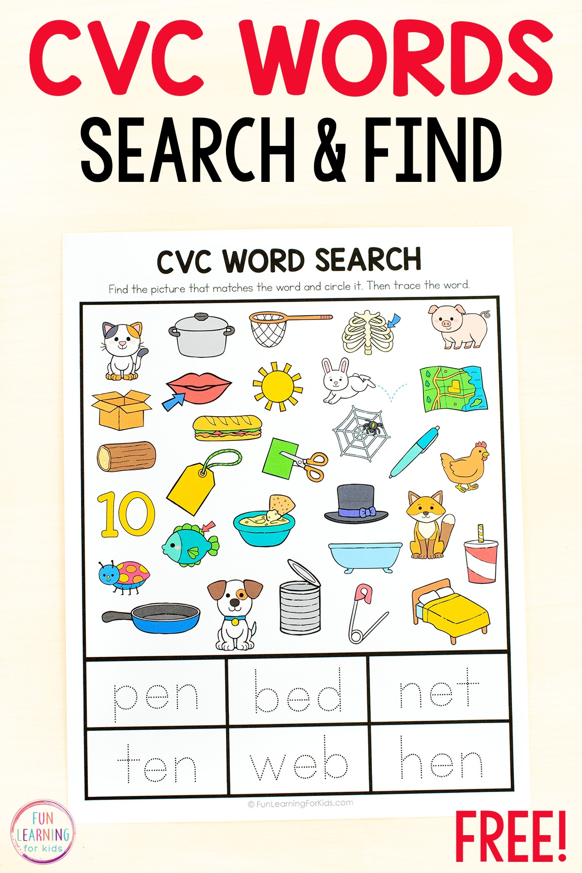 Reading Cvc Words Worksheets Worksheets For Kindergarten