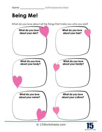 Self Esteem Worksheets 15 Worksheets Worksheets Library