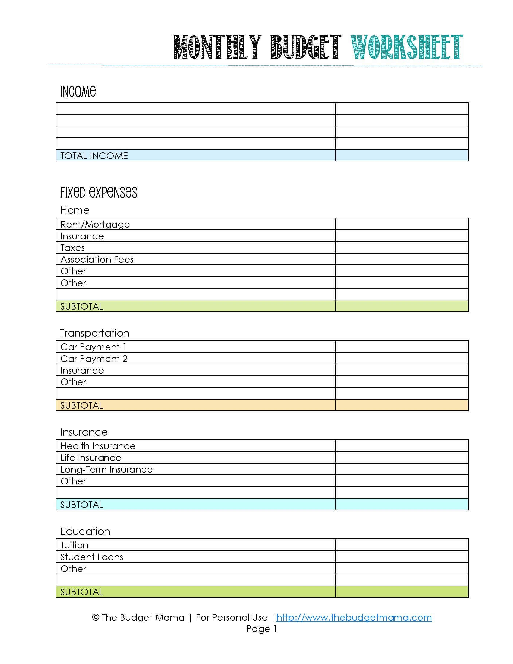 Sheet Simple Printable Budget Worksheet Bi Weekly Yearly Spreadsheet 