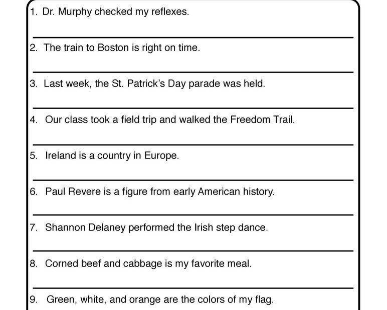 Subject Predicate Worksheet By Teach Simple