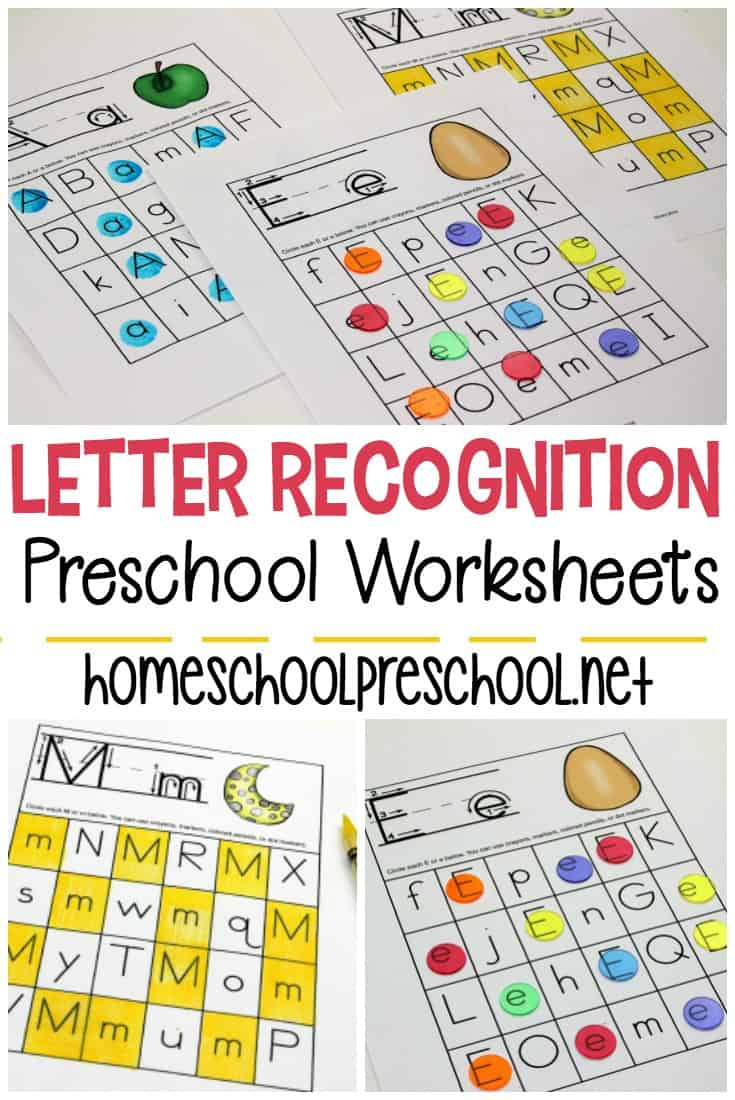 This Set Of Free Printable Letter Recognition Worksheets Will Make A 