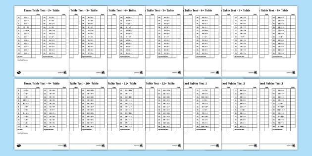 Times Table Worksheet Circles 1 To 12 Times Tables Worksheets Library