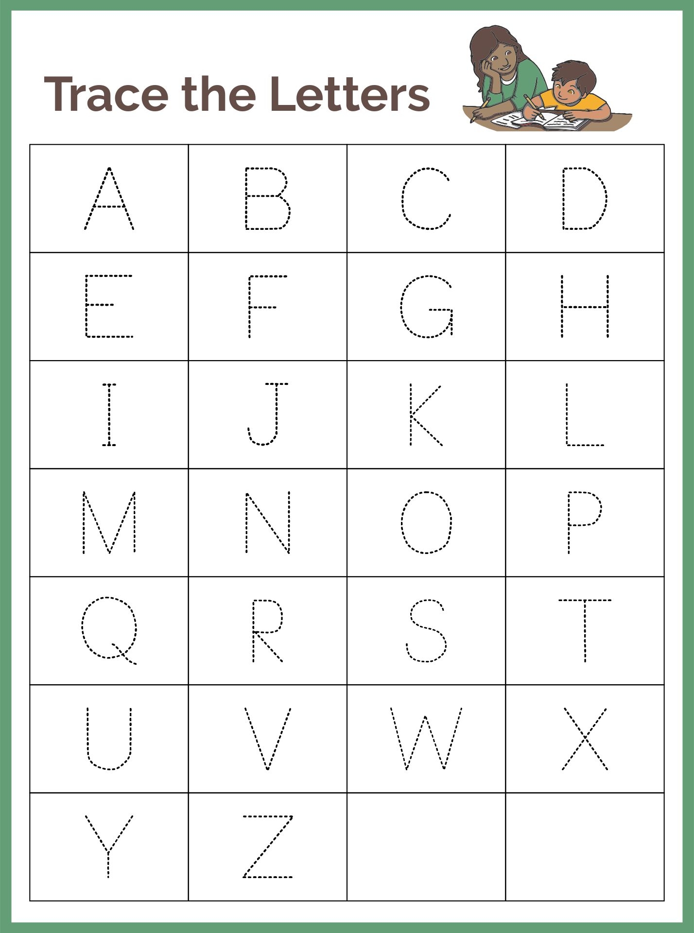 Traceable Alphabet Worksheets 10 Free PDF Printables Printablee