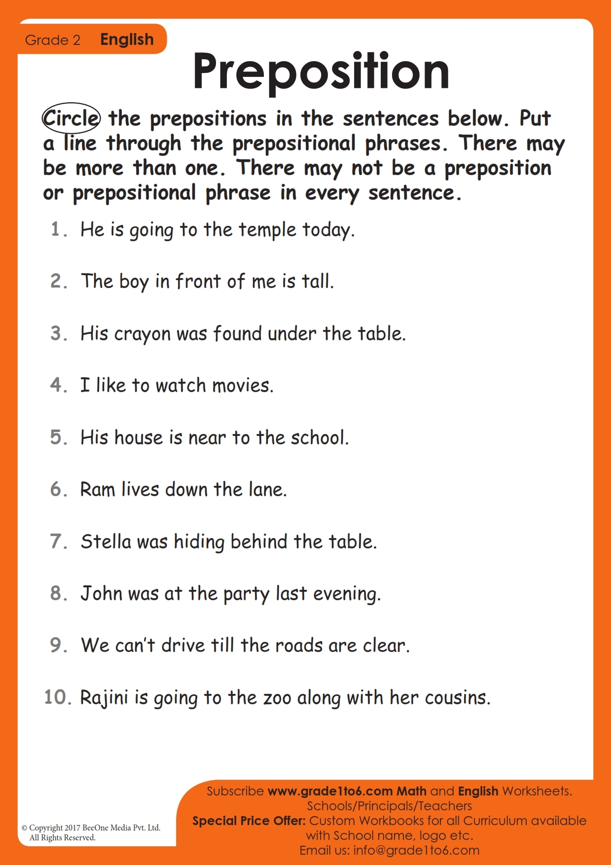 Use The Prepositions Worksheet Have Fun Teaching Worksheets Library